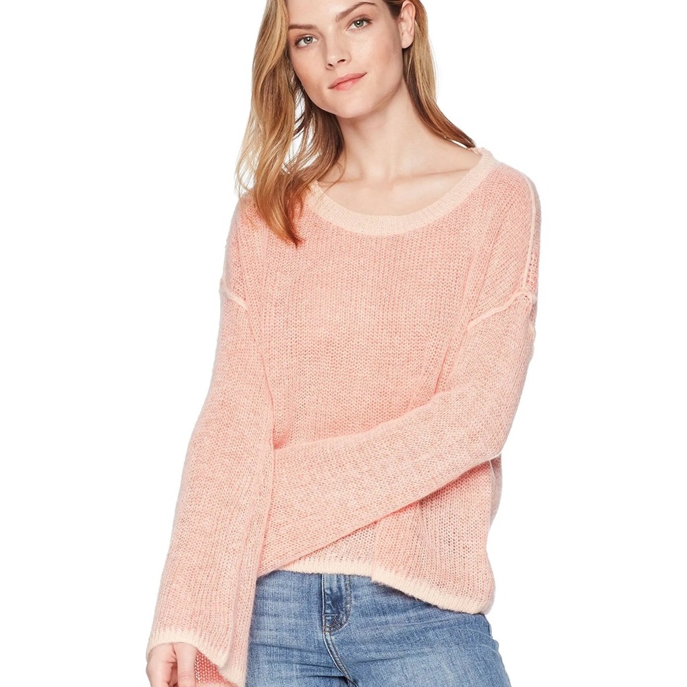 🦊 Splendid Coral Crew Neck Sweater - Picture 2 of 9